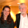 2007 Charles Parker prize winner Katie Burningham with BU's Prof Sean Street