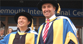 Honorary BU Doctorates Andy Summers and Mark Austin