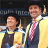 Honorary BU Doctorates Andy Summers and Mark Austin