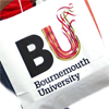 Person holding a BU bag