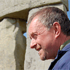 Professor Timothy Darvill at Stonehenge