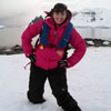 BU masters graduate Christy Hehir in Antarctica
