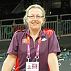 Dr. Debbie Sadd working at the London Olympic Games