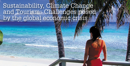 Sustainability, Climate Change and Tourism: Challenges posed by the global economic crisis logo