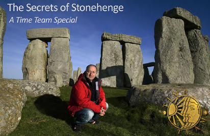 Tony Robinson at Stonehenge