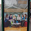 Advertising and Marketing Communication students feature on bus stop in Winton