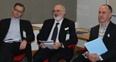 (L-R) BBC’s Simon Rook, Chair Tony Stoller and the British Library's Paul Wilson