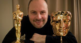 Andy Lockley with Oscar and BAFTA