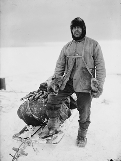 Captain Scott. Image courtesy of Herbert Ponting