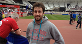 Alex Terrell at the National Lottery Olympic Park Run at the Olympic Park in East London earlier this year