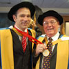 BU honorary graduates  Darren Kenny and Bernard Roberts