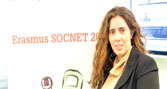 Maria Luisa Gomez Jimenez, from the University of Malaga, at the SOCNET event