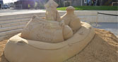 NSS sand sculpture at BU