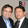 Dr Taleb Rifai (right) with Professor Buhalis