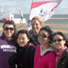 BU students at Weymouth and Portland National Sailing Academy 